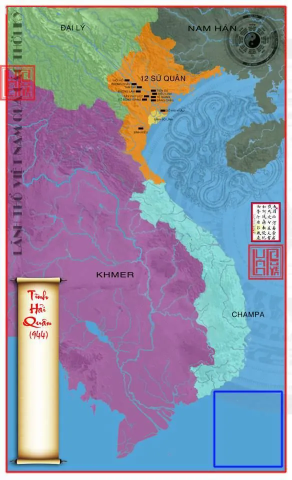 Bản đồ Việt Nam năm 944