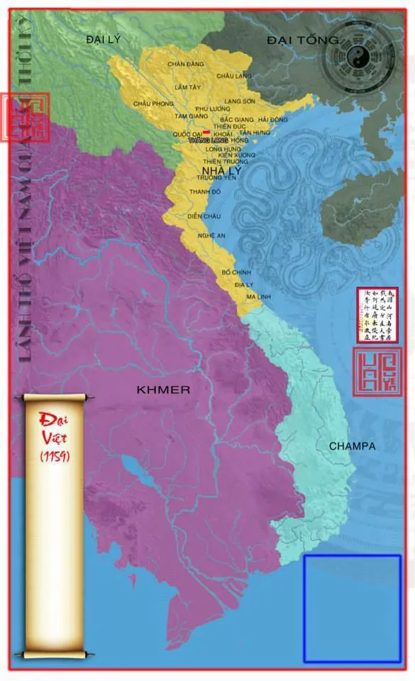 Bản đồ Việt Nam năm 1154
