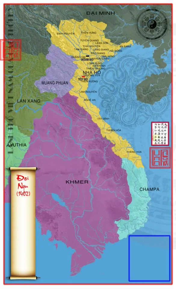 Bản đồ Việt Nam năm 1402