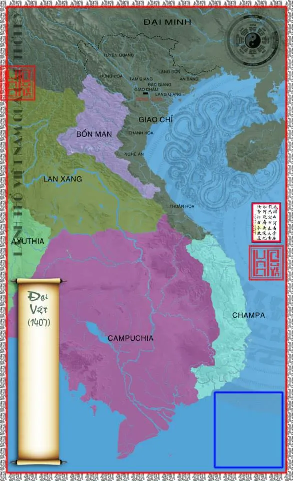 Bản đồ Việt Nam năm 1407