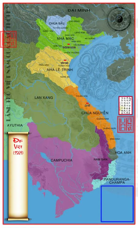 Bản đồ Việt Nam năm 1569