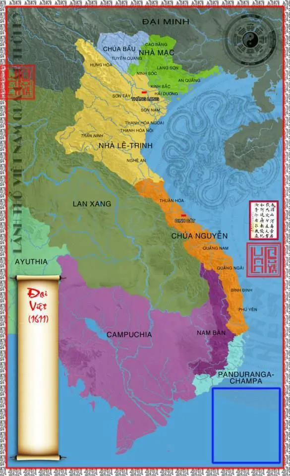 Bản đồ Việt Nam năm 1611
