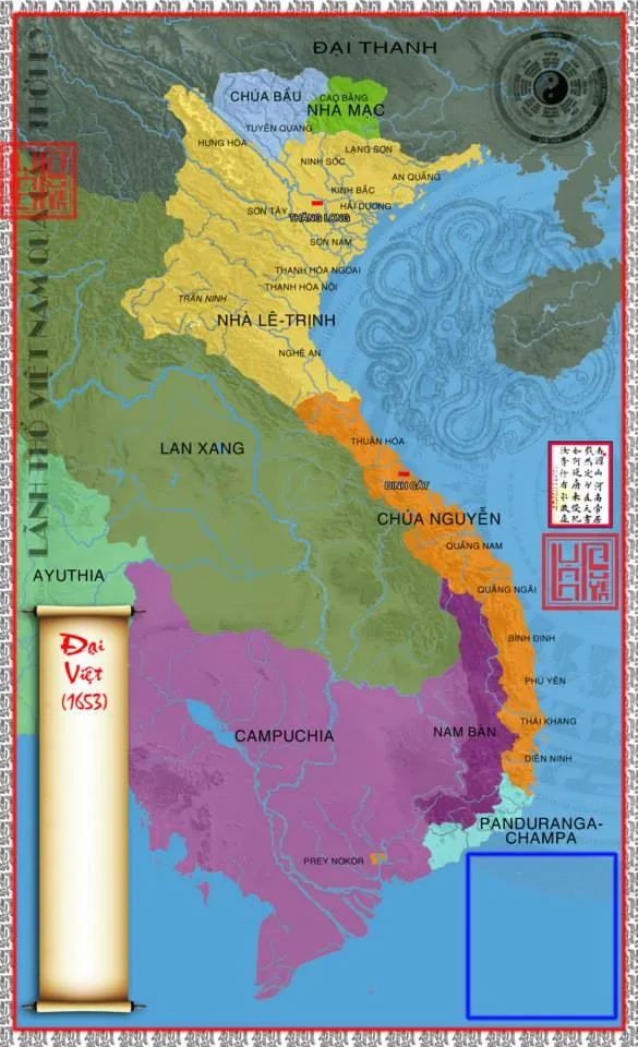 Bản đồ Việt Nam năm 1653
