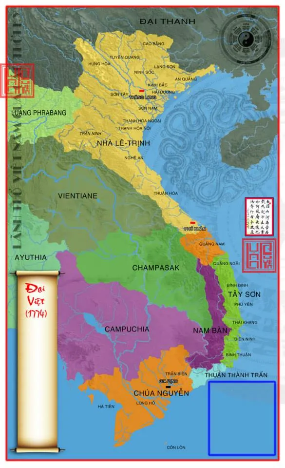 Bản đồ Việt Nam năm 1774