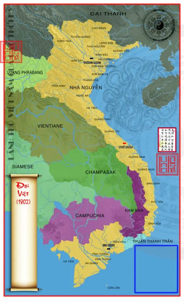 Bản đồ Việt Nam năm 1802