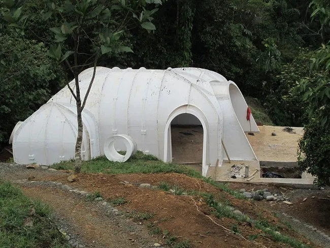 Cozy: Nhà kiểu modun mô phỏng kiểu nhà thấp bé của người Hobbit