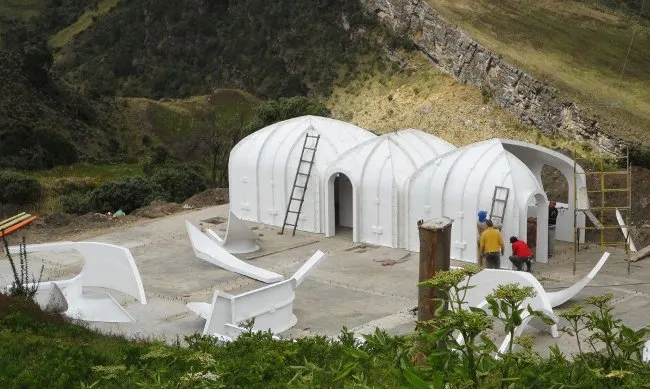 Cozy: Nhà kiểu modun mô phỏng kiểu nhà thấp bé của người Hobbit