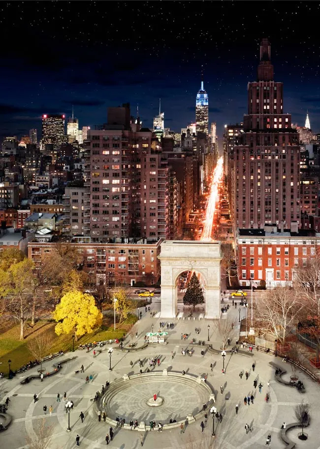 Quãng trường Washington ở New York.