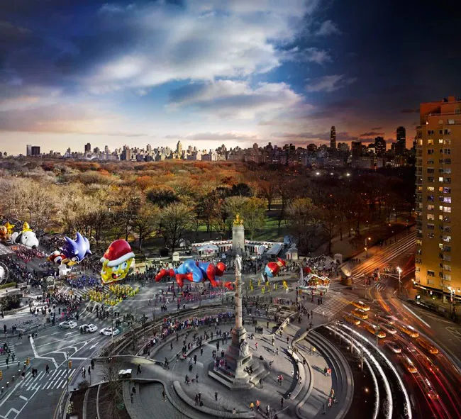 Buổi diễu hành trong ngày lễ Tạ Ơn Macy ở New York.