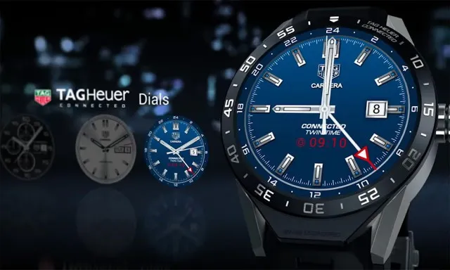 Đây là chiếc smartwatch Android Wear đầu tiên của hãng đồng hồ trứ danh Thụy Sỹ Tag Heuer.