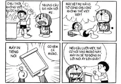 Máy in giọng nói của Doraemon.