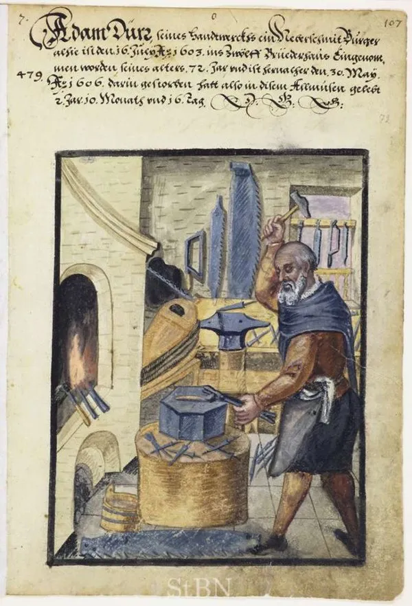 Thợ rèn tại năm 1066.
