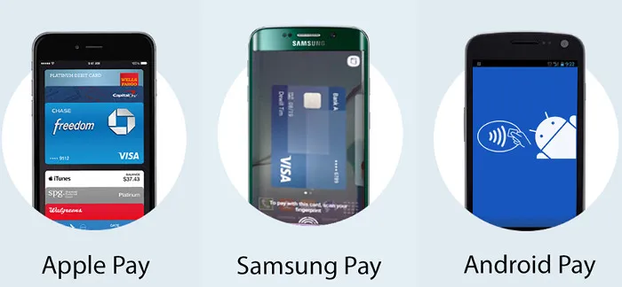 Apple Pay và Samsung Pay là hai cái tên tiên phong trong việc đưa cảm biến vân tay vào trong quá trình thanh toán di động.