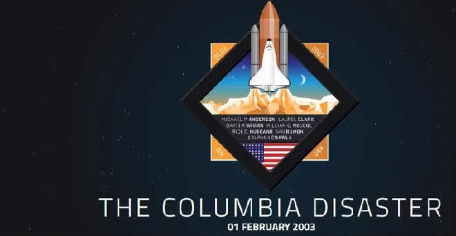 Tàu Columbia đã gặp sự cố khi một mảnh xốp cách nhiệt bị rơi ra và mắc vào cánh bên trái. Con tàu sau đó đã bị vỡ vụn khi bay vào khí quyển Trái Đất.