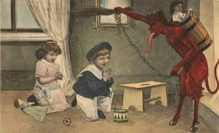 Theo truyền thuyết, vào đêm ngày 5/12 con quỷ này sẽ đến thăm từng nhà - y như ông già Noel.