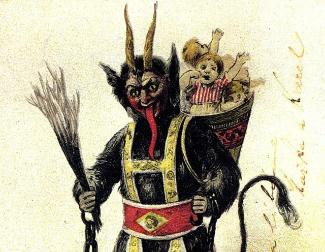 Một truyền thống ở Styria đó là, đó là người đóng giả Krampus sẽ đến từng nhà cùng với các cành bạch dương sơn vàng tặng cho trẻ con.