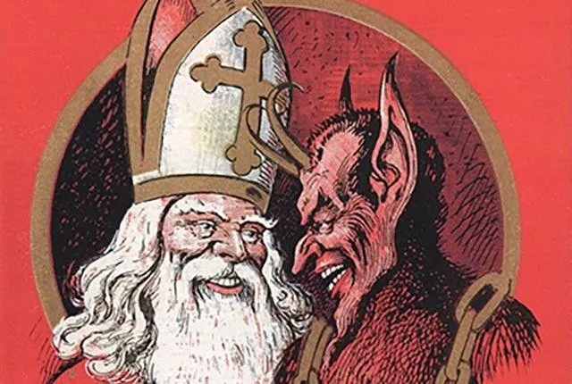 Krampus - phiên bản đen tối của ông gia Noel.