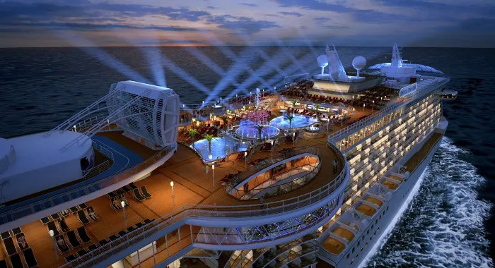 Du thuyền Regal Princess có tới 19 tầng cùng 1.000 cabin có ban công