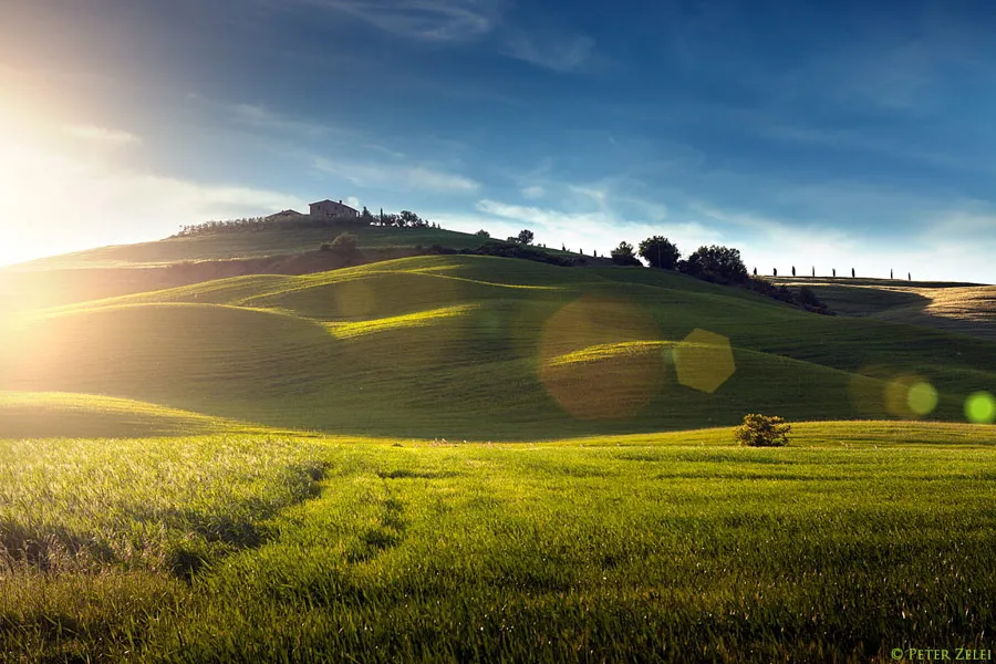 Sunset in Tuscany