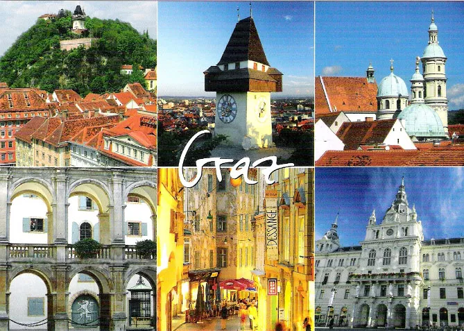 Thành phố Graz với khu trung tâm lịch sử Scholoss Eggenberg là một trong những thành phố đẹp nhất của nước Áo.