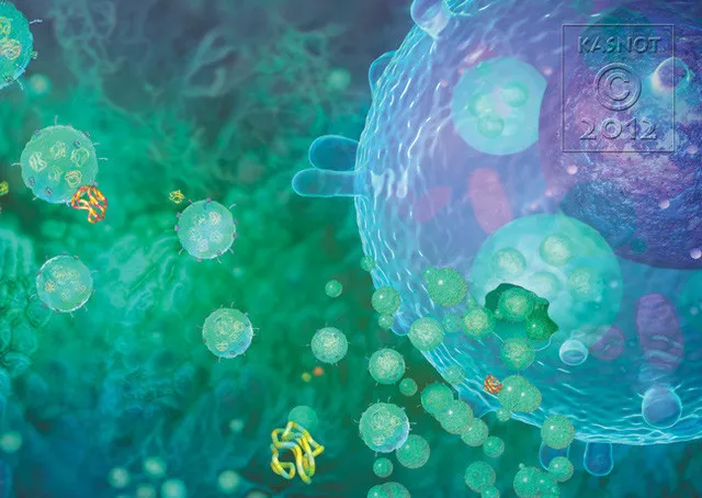 Mô phỏng một exosome và cách chúng vận chuyển chất.