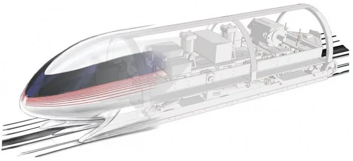 Nguyên mẫu tàu Hyperloop của nhóm sinh viên MIT.