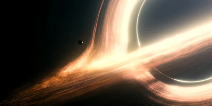 Hành tinh "Miller Planet" và hố đen Gargantua trong bộ phim Interstellar.
