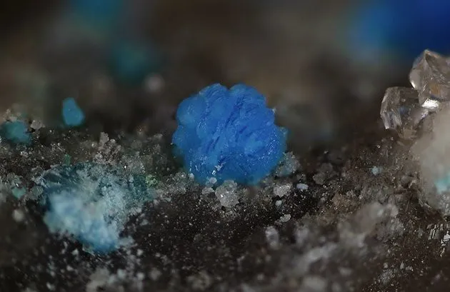 Nevadaite hình thành từ những nguyên tố hiếm như vanadi và đồng.
