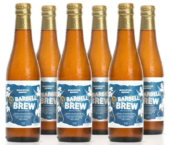 Bia "Barbell Brew" giúp người tiêu dùng không còn lo lắng đến vấn đề sức khỏe.