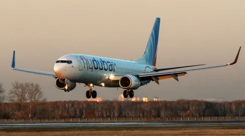 Một máy bay của hãng FlyDubai. (Ảnh: Sputnik)