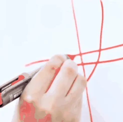 Số các điểm giao nhau ở góc bên phải dưới cùng sẽ là kết quả của hàng đơn vị.