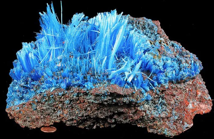 Tinh thể Chalcanthite - CuSO4·5H2O