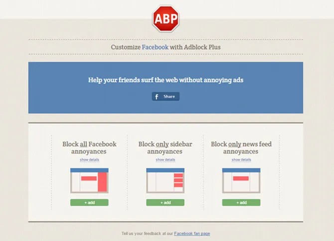 Chặn quảng cáo Adblock Plus