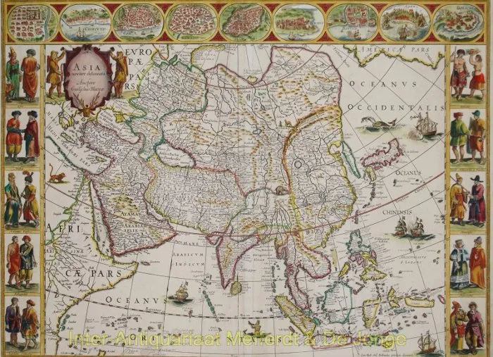 Bản đồ Great Major do Johannes Blaeu vẽ từ năm 1660.