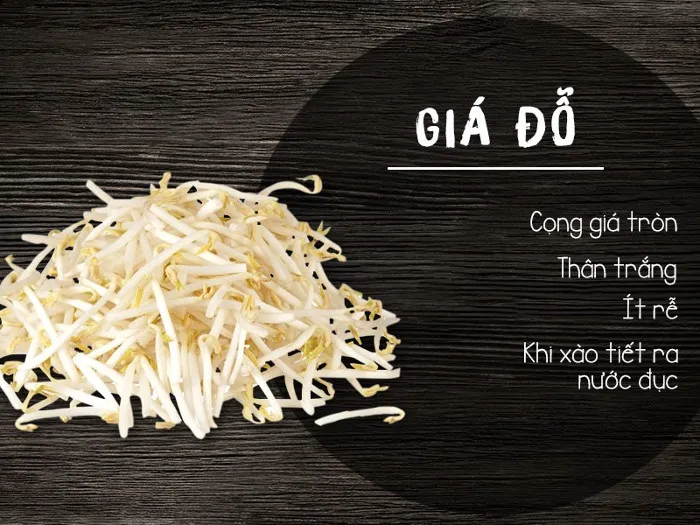 Giá đỗ.