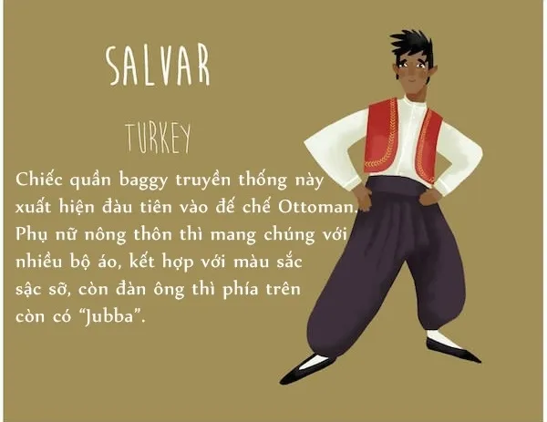 The Salvar from Turkey