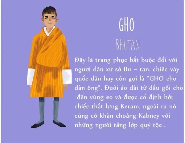 The Gho from Bhutan