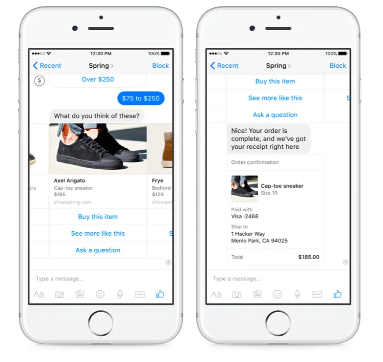 Bot giúp mua quần áo