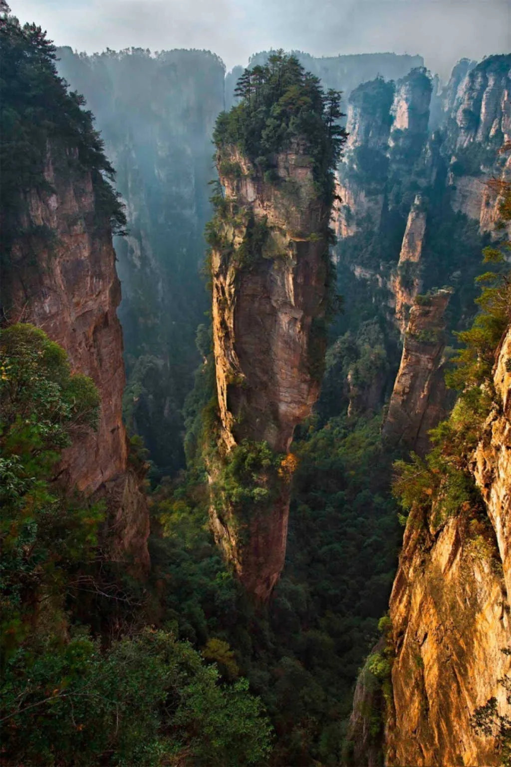 Vườn quốc gia Zhangjiajie ở Trung Quốc