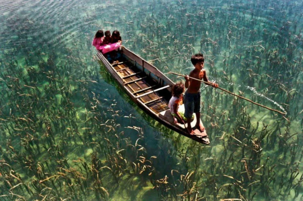 Hồ nước trong vắt ở Sabah, Malaysia