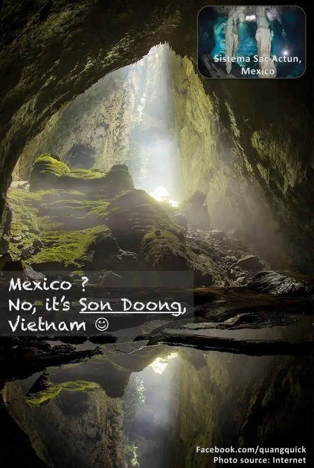 Bạn ưa mạo hiểm và muốn khám phá những hang động kì vĩ? Chẳng cần đến Mexico đâu vì Sơn Đoòng đã quá đủ để bạn được thỏa nguyện!