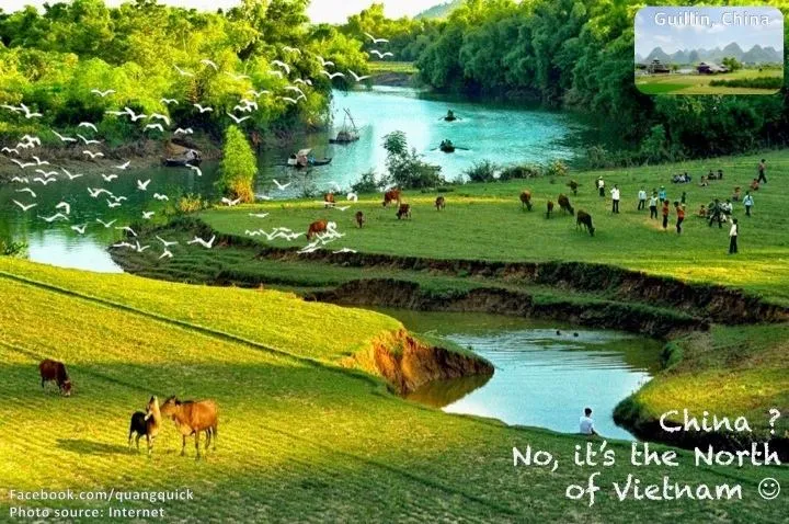 Bạn có bất ngờ không khi biết phong cảnh hữu tình này là ở Nho Quan, Ninh Bình?
