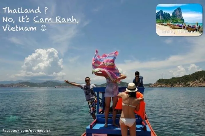 Cam Ranh của Việt Nam cũng hấp dẫn đâu kém Krabi của Thái Lan đâu!