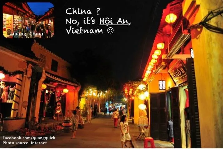 Đây không phải Lệ Giang, Trung Quốc, đây là Hội An