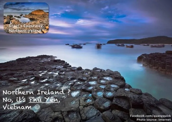 Bạn ước mơ được trải nghiệm ghềnh đá dĩa? Không cần đến tận Giant Causeway ở Ireland đâu, đến Phú Yên là đủ rồi.