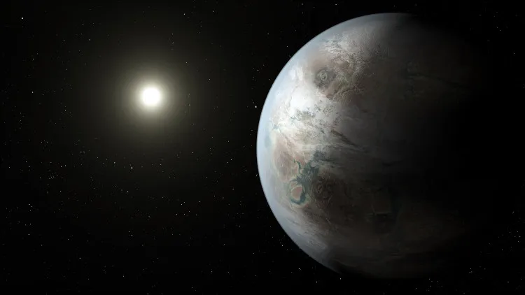 Ảnh mô phỏng Kepler-452b.