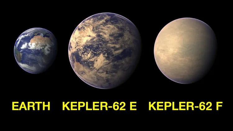 Kepler-62e và Kepler-62f.