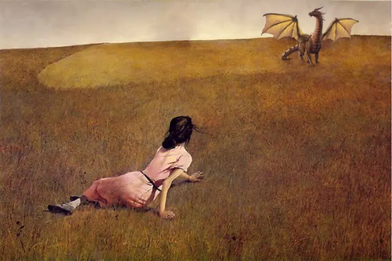 Kiệt tác Thế giới của Christina do danh họa Andrew Wyeth vẽ.