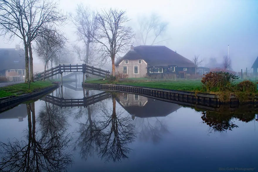 Giethoorn là ngôi làng rất yên bình.