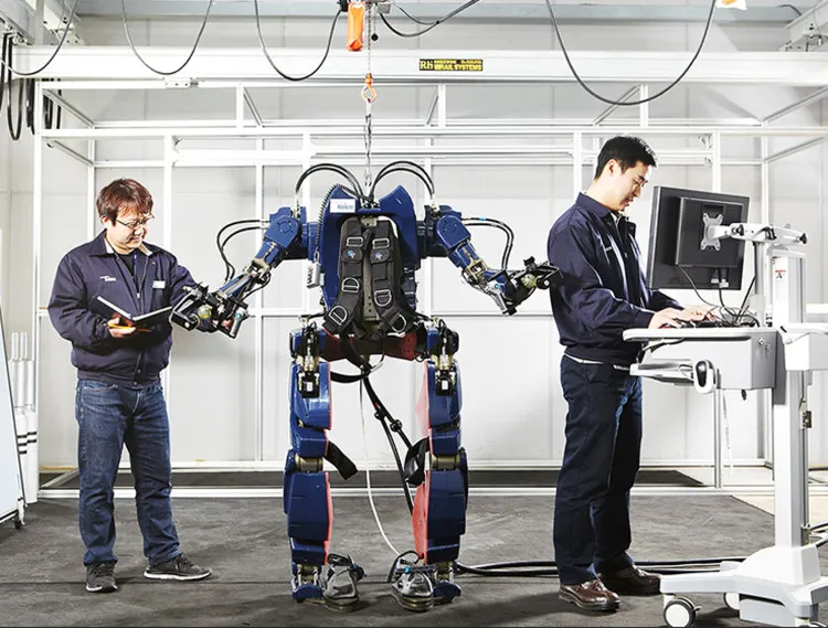 Bộ giáp robot này sẽ được ứng dụng trong các nhà máy.